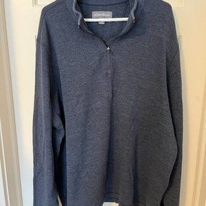 Men's XXL Eddie Bauer 3/4 Zip Front Pullover